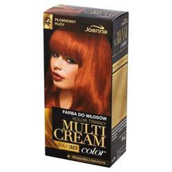 Joanna − Multi Cream Color, farba do włosów 43 Płomienny Rudy