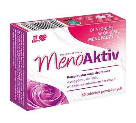 WegaFarm Menoaktiv wsparcie w okresie menopauzy 30 tabl.