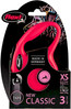FLEXI NEW CLASSIC Smycz taśmowa XS / 3m czerwona