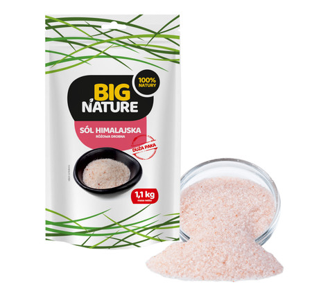 Big Nature Sól Himalajska różowa drobna 1,1  kg