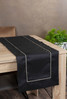 OBRUS MADELE 40 X 140 CM CZARNY