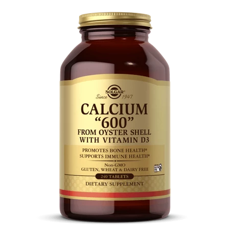 Calcium „600” from Oyster Shell with Vitamin D3 (240 tabl.)