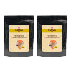 Zestaw: 2x Sattva Czerwona soczewica 1kg