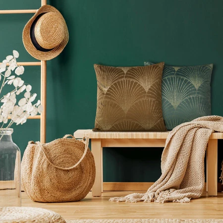 POSZEWKA BLINK 21 45 X 45 CM CIEMNOMIĘTOWY