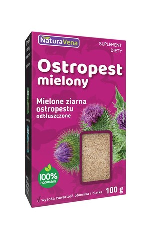 NATURAVENA OSTROPEST MIELONY ODTŁUSZCZONY 100g