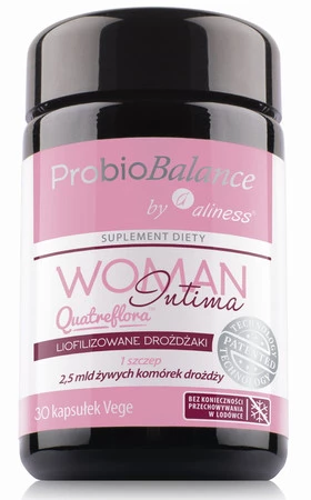 ProbioBALANCE, Woman Intima Quatreflora 2,5 mld x 30 kaps. vege