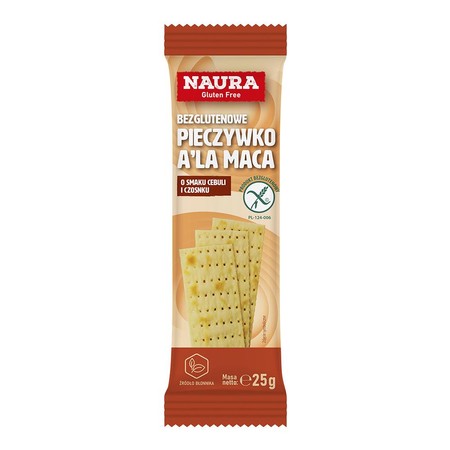 Zestaw 2x Pieczywko chrupkie z tapioką cebulowo-czosnkowe bez glutenu 25g