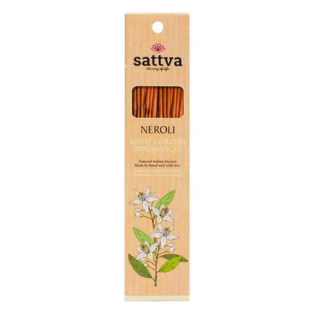 Sattva naturalne indyjskie kadzidełko Neroli 15szt
