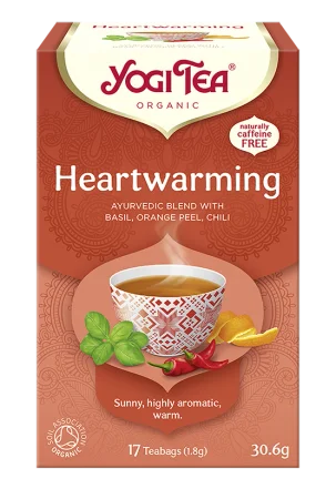 HERBATKA ROZGRZEWAJĄCA (HEARTWARMING) BIO (17 x 1,8 g) 30,6 g - YOGI TEA