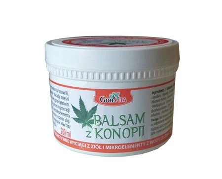 Balsam z konopi na stawy 200 ml Gorvita