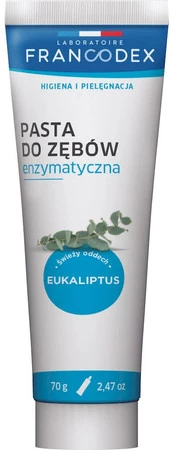 FRANCODEX Zestaw do czyszczenia zębów psa kota 70g