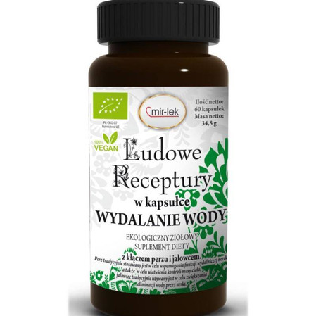 MIR-LEK Ludowe Receptury Eko wydalanie wody BIO 60 kaps.