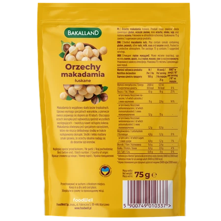 Bakalland Orzechy makadamia 75g