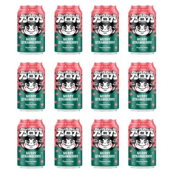 Zestaw 12x Popping Bubble Bob napój 330ml smak truskawka