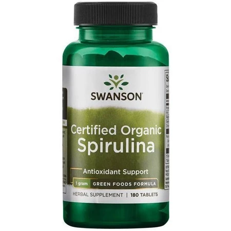 Swanson Spirulina Organic 500 MG 180 T