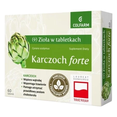 Colfarm Karczoch Forte 60 t na Problemy Z Wątrobą