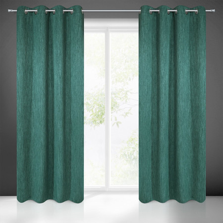 ZASŁONA GOTOWA ROSSIE 140 X 250 CM ZIELONY