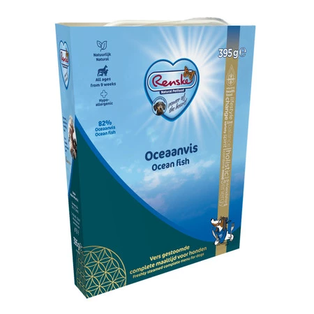 Renske Dog fresh oceanfish - świeże ryby oceaniczne dla psów (opak.zbiorcze 10 szt.x395 g)