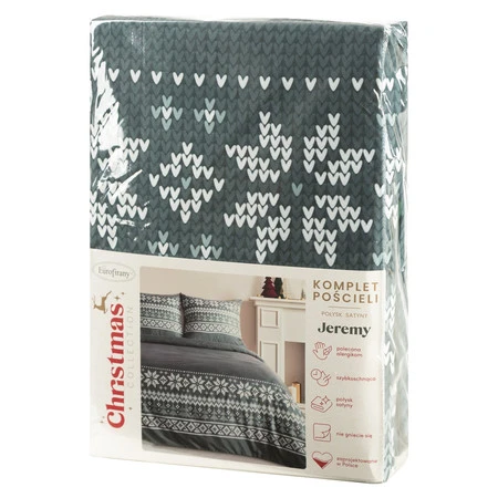 Komplet pościeli świątecznej 160x200 cm z mikrowłókna, Jeremy