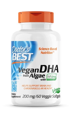 Doctor's Best Vegan DHA from Algae (60 kaps.)