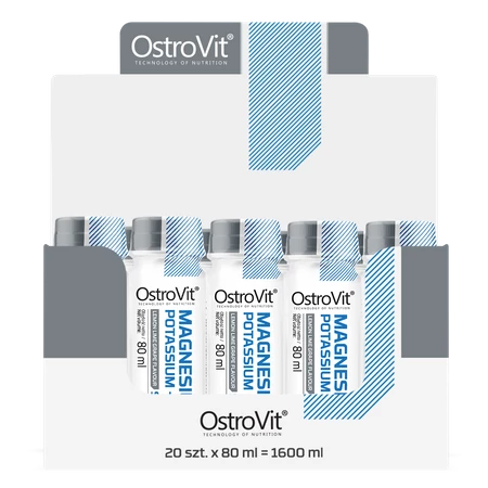 OSTROVIT Magnesium Potassium + B6 Shot (20 x 80 ml)