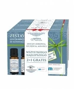 Optima Natura Potrójny Pakiet Świąteczny Zestaw Zdrowia, Szczęścia i Miłości 9 x 10 ml