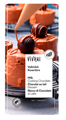 VIVANI CZEKOLADA KUWERTURA MLECZNA DO GOTOWANIA BIO 150 g