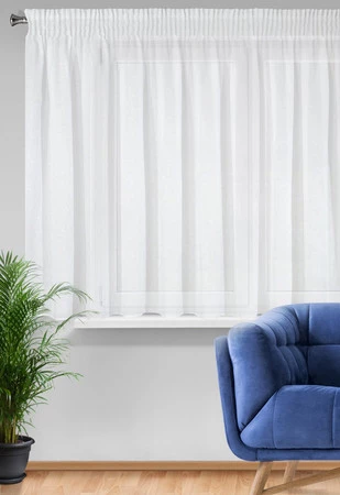 FIRANA GOTOWA VIOLA NA TAŚMIE 400 X 145 CM BIAŁY