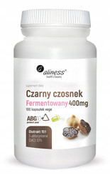 Aliness Czarny czosnek fermentowany ABG10+® 400 mg x 100 kaps VEGE