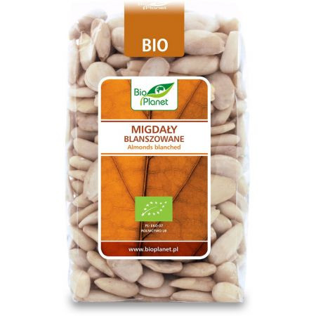 BIO PLANET Migdały blanszowane BIO 350g