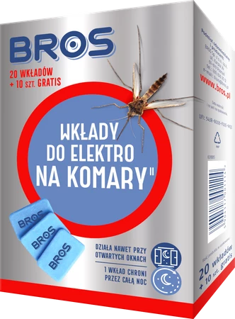 BROS Wkłady do elektro na komary 20 szt.