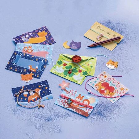 Janod Zestaw kreatywny do tworzenia biżuterii Bransoletki życzeń 8+