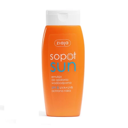 Ziaja Sopot Sun, emulsja do opalania wodoodporna SPF6 150ml
