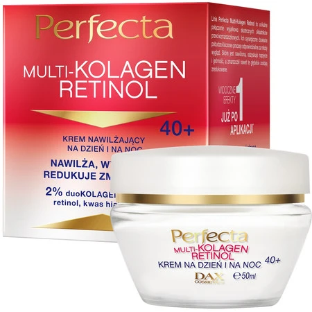 Multi-Kolagen Retinol krem nawilżający na dzień i na noc 40+ 50ml