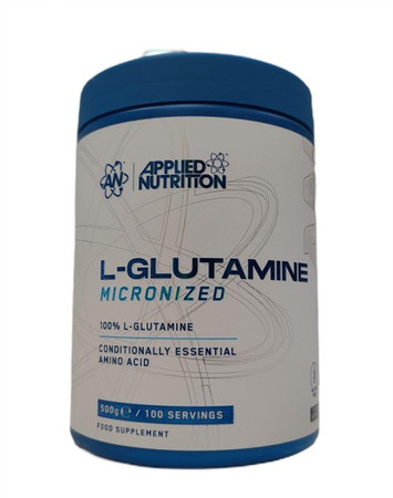 Applied Nutrition L-Glutamine Micronized L-Glutamina mikronizowana Aminokwasy 500g bezsmakowa