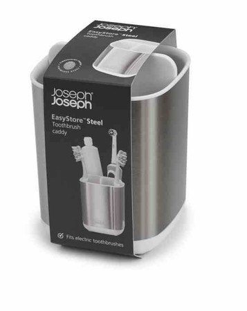 JJ - Pojemnik łazienkowy S EasyStore™ Steel, biały