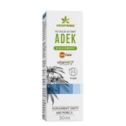 HEMPKING Adek w bio oleju konopnym  30 ml witaminy