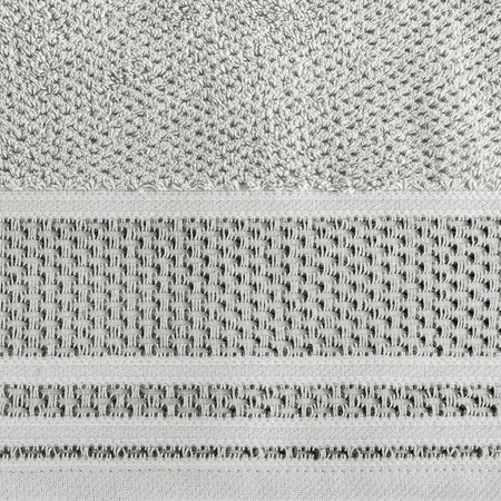 Ręcznik Suzana (01), 70 x 140 cm, Srebrny