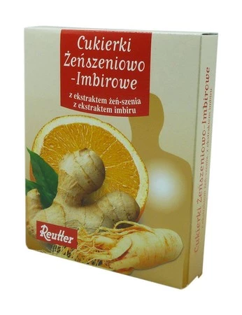 Reutter − Cukierki żeńszeniowo-imbirowe − 50 g