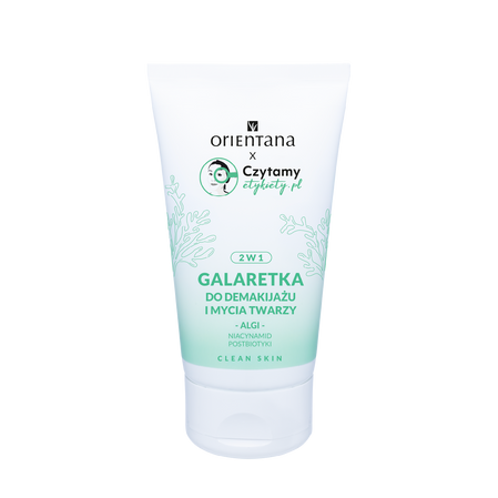 Orientana Clean Skin Galaretka do mycia twarzy i demakijażu 125ml