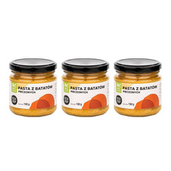 Zestaw: 3x Pasta z pieczonych batatów 190 g