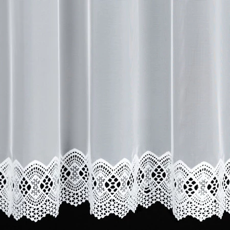 FIRANA GOTOWA ELZA 350 X 150 CM BIAŁY