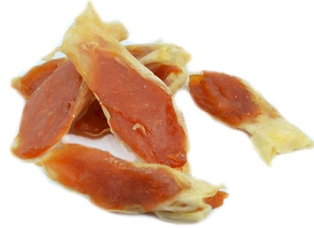 MACED Ucho królicze nadziewane Kurczakiem 500g