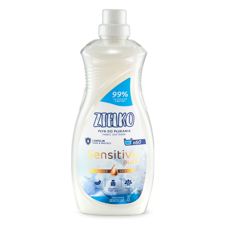 Zielko - Płyn do płukania biały Sensitive Aura 1520ml