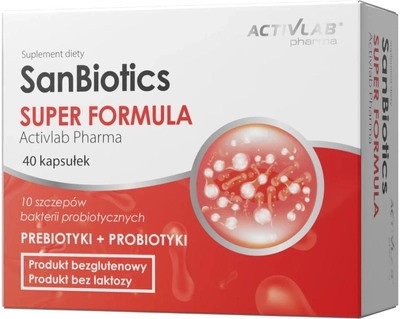 ActivLab SanBiotics Super Formula 40 kaps. - Nabea.pl