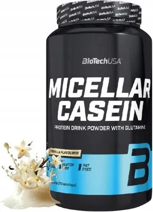 BioTech USA Micellar Casein odżywka białkowa kazeina 908 g smak wanilia