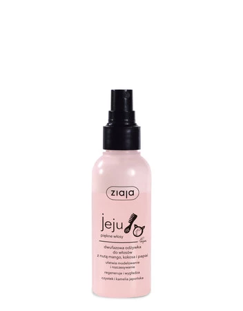 Ziaja Jeju, dwufazowa odżywka do włosów w sprayu 125ml