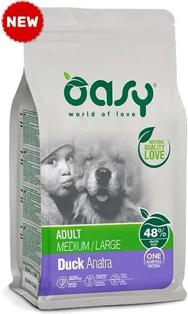 OASY Dog OAP Adult Medium / Large Duck Kaczka 2,5kg