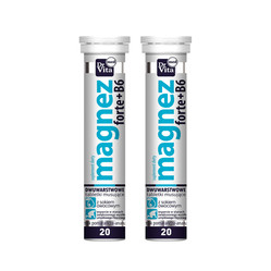 Zestaw: 2x Magnez forte 20 tabletek musujących