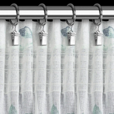 ZASŁONA GOTOWA D91 CLARISSA NA TAŚMIE 140 X 270 CM BIAŁY